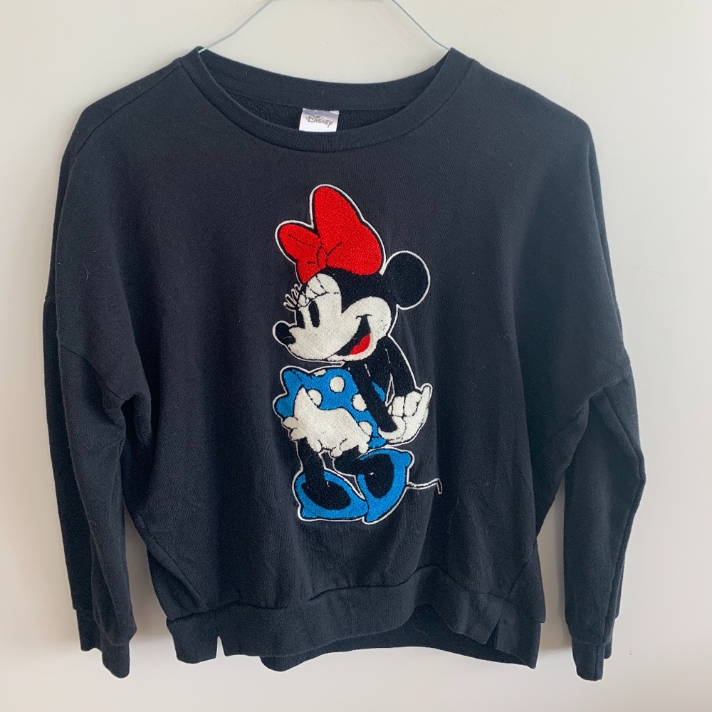 Disney's Mickey Mouse Embroidered Sweater Size L